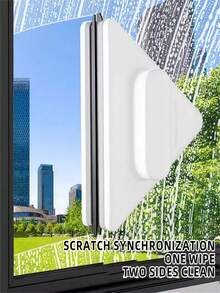 1个双面磁性玻璃清洁工具，适用于高层建筑窗户，非常适合清洁客厅、卧室、浴室的内外磁性窗户。 - 擦窗器 - 查看 5