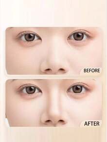 Cọ tạo khối mũi hình bán quạt 1 mảnh, mềm mại và nhỏ gọn, cọ tạo khối mũi vát cạnh, dụng cụ trang điểm má hồng và bắt sáng chuyên nghiệp. - Vàng - Xem 4