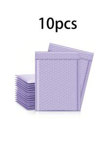 5/10/20 unidades Sobres acolchados con burbujas de color púrpura, sobres de polietileno con burbujas, adecuados para pequeños negocios, envío de sobres, bolsas de embalaje, sobres acolchados, sobres de correo, suministros de envío, adecuados para libros, ropa, paquetes, entrega de artículos individuales, embalaje para pequeños negocios, sobres con burbujas - Multicolor - Ver 9