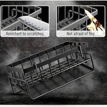 [Kitchen Sink Organizer] Heavy-Duty Metal Kitchen Sink Organizer Tray - Sink Drainage Rack With Built-In Sponge Holder, Dish Brush Slot - Space-Saving Countertop Organizer, Compatible With Standard Sinks - Easy To Clean Kitchen Christmas Ready Home Cleaning Kitchen Cleaning Party Cleaning - Multicolor - View 9