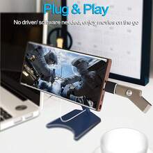 USB-C & USB-A Interface Magnetic Wireless Watch Charger, Portable Wireless Fast Charging Charging Dock, Supports Fast Wireless Charging, For Watch Ultra 2/Ultra/SE 2/SE Series 10/9/8/7/6/5/4/3/2/1 - White - View 10