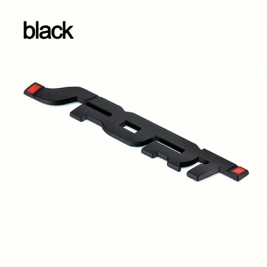 Metal 3D Logo Sticker, Suitable For Cars, Featuring A Sports Emblem, Used For The Trunk And Fenders. 6RLJ - 黑色的 - 查看 1