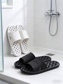 Ciabatte da bagno con fori, sandali da doccia antiscivolo per uomo e donna, suola morbida, ciabatte versatili in PVC per uso interno e domestico - pantofole - Visualizzare 2