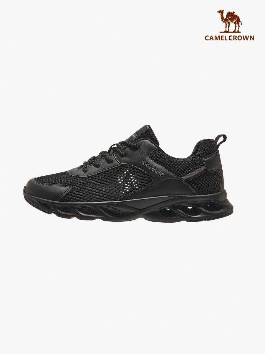 CAMEL CROWN Men's Casual Sports Shoes, Spring Shock Absorption, Lightweight And Comfortable, Suitable For Travel And Leisure Wear - Black - View 1