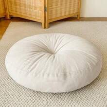 1pc 40cm Round Floor Cushion, Thickened Fabric Meditation Seat Pad For Window Bench, Balcony, Floor Sitting, Yoga, Designed With Anti-Slip And Breathable Features, Suitable For Zen Home Decor - A - View 15