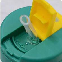 1pc 300ml/10oz Plastic Cup With Straw, Portable Women's Water Cup, Summer - Multicolor - View 4