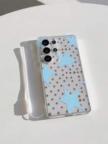 1个透明防摔TPU软手机壳，采用UV印刷工艺，附赠1条白色硅胶挂绳，棕色波点和蓝色星星图案，兼容 7/8/7 Plus/8 Plus/X/XS/XR/XS Max/11/11 Pro/11 Pro Max/12/12 Pro/12 Pro Max/12 Mini/13/13 Pro/13 Pro Max/13 Mini/14/14 Pro/14 Pro Max/14 Plus/15/15 Pro/15 Pro Max/15 Plus/16/16 Pro/16 Pro Max/16 Plus/17/17 Pro/17 Pro Max - 彩色 - 查看 8