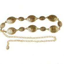 Middle East Wear-Resistant Silver & Gold Hollow Bohemian Style Waist Chain Fashion Adjustable Metal Waist Belt For Women Party - Butterfly - View 1