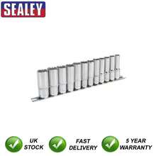 Sealey Premier Deep Socket Set 3/8"Sq Drive 12-Point 12pc AK2683 - B - View 5