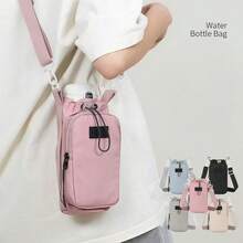 1pc Korean Style Oxford Fabric Crossbody Bag, Waterproof Cup/Insulated Cup Storage, Multi-Layer Design, Can Hold Phone And Coins, Suitable For Fitness, Hiking, Outdoor, Women's One Shoulder Bag, Korean Fashion Oxford Fabric Crossbody Bag, Waterproof Water Bottle Storage Compartment, Multi-Layer Partition Design, Can Hold Phone And Coins; Women's One Shoulder Crossbody Bag, Suitable For Fitness, Hiking, Outdoor Travel - Multicolor - View 2