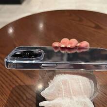 Funda Transparente de Acrílico Simple para iPhone 16 17 15 14 13 12 11 Pro Max XS XR, Resistente a Impactos, Carcasa Rígida Trasera, aplicable a todos los modelos de iPhone 11 a 17. - Estilo 1 (1 pieza) - Ver 4