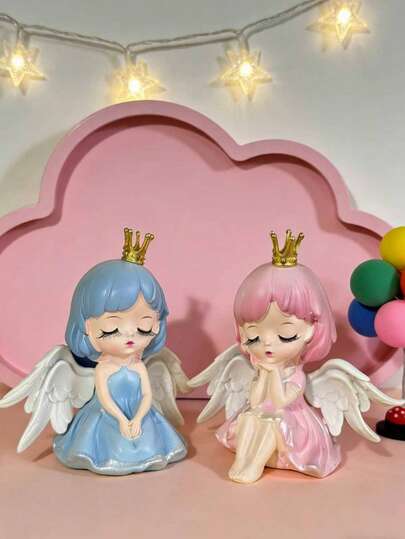 Cánh công chúa trang trí, một món đồ thủ công duyên dáng với váy xếp ly, thích hợp để trang trí nhà cửa, bàn làm việc, máy tính và xe hơi, lý tưởng làm quà tặng nghệ thuật cho Ngày Valentine và Ngày của Mẹ. Thiết kế độc đáo, chất liệu tinh tế.