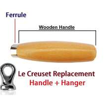Fits Le Creuset Replement Wooden Handle For Plastic Handle End Hook Fixing Rod - View 6