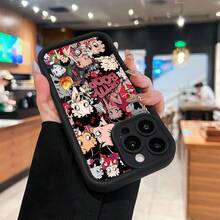 Collage de Betty Boop rosa rojo negro.funda de teléfono Fundas compatibles con Samsung,Apple,VIVO,OPPO,Motorola,Google,Xiaomi y Honor.Fabricadas en silicona TPU,ofrecen protección contra golpes y caídas. - Negro - Ver 2