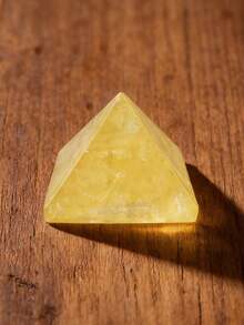1pc Natural Crystal Pyramid Decor, Home Decoration, Meditation & Healing Crystal Pyramid - 2.8-3.2cm Pyramid - View 22