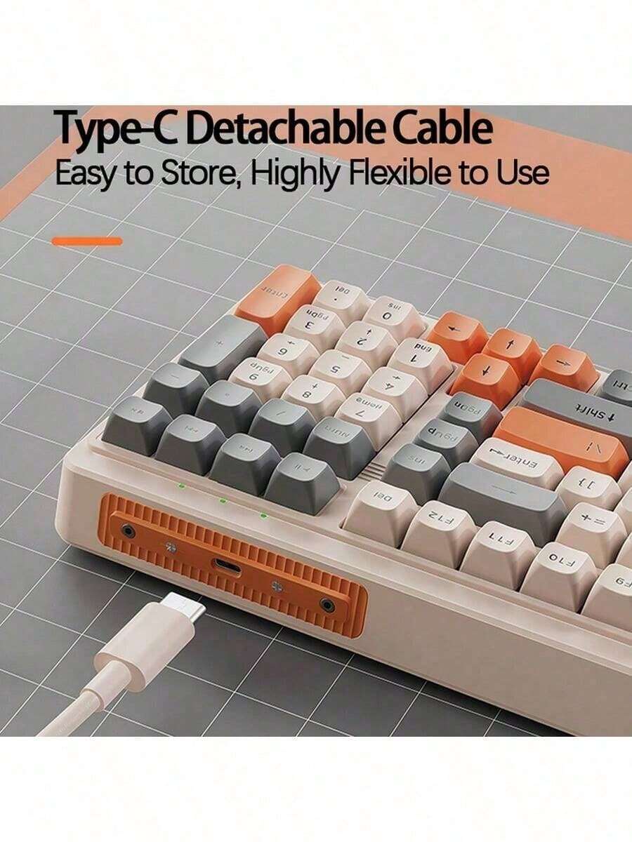 Acer Teclado mecánico de juego táctil OKW 222, diseño resistente al agua y a las salpicaduras, teclas de acceso directo multimedia, ergonómico, compatible con múltiples sistemas - Ver 1