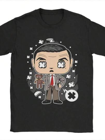 Printed Rowan Atkinson Als Mr Bean Tshirts Men Round Neck Short Sleeve Tops Shirts Cotton Summer TopsTops,Men's & Women's Graphic T‑Shirt ,Casual Summer Cotton Tee,Classic Unisex Graphic T‑Shirt Perfect For Everyday Wear,Soft,Lightweight And Comfortable Cotton Day Comfort,Stylish Casual Design Ideal For Men And Women,Crew Neck T-Shirt,Gym Top,Going Out Top,Work Wear,Office Wear,Crew Neck T-Shirt,Nostalgia,Holiday Season,Graduation Season,Casual Black T-Shirt,Fitted,Slogan T-Shirt, Quote T-Shirt, Minimalist Graphic Tee,Funny Graphic Tee, Sarcastic T-Shirt, Meme T-Shirt,Animal Graphic Tee, Nature Print T-Shirt, Minimalist Art,Beach Holiday T-Shirt Summer Vacation Graphic Tee,Funny Holiday T-Shirt ORY4
