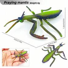 12 Styles 1-3Inch Solid Hand-Painted PVC Insect Models, Bee Spider Mantis Ladybug Unicorn Beetle, Educational Prank Toy, Kids Holiday Cake Decor Gift - Multicolor - View 11