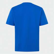 Adidas 男士时尚舒适休闲运动百搭圆领短袖T恤 JF2859，春夏款 - 藍色 - 查看 2