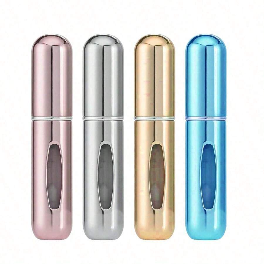 Portable Refillable Perfume Atomizer Spray Bottle Fragrance Pump With Travel Case - 彩色 - 查看 1