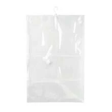 Túi đựng quần áo trong suốt dài 110cm, thích hợp để cất giữ, sắp xếp và mang theo áo khoác, váy, áo sơ mi và áo len khi đi du lịch, kèm theo bơm tay. - Xem 11