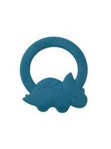 1 pieza Mordedor de silicona para bebé con forma de dinosaurio, adecuado para la dentición, masticación y juego diario de infantes - Multicolor - Ver 17