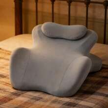 Rgonomic Memory Foam Wedge Pillow, 27° Angled Support For Neck, Back, Waist  Leg Pain Relief, Multi-Position Prone Pillow With Removable Cover - Grey - View 4