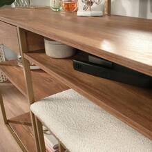 Vanity With Chic Storage Brown Finish - màu nâu - Xem 6