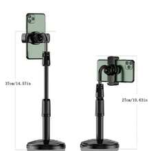 Telescopic Phone Holder Grips Lazy Cellphone Stand Adjustable For Selfie Video Live Streaming - Black - View 6