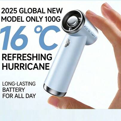 REMAX Quạt cầm tay mini tốc độ cao RS-SF09 với pin 2500mAh. Nhỏ gọn và dễ mang theo, trang bị động cơ mạnh mẽ 30.000 vòng/phút, dây đeo tiện lợi và thời lượng pin lâu dài. Một vật dụng không thể thiếu cho những chuyến đi chơi mùa hè.