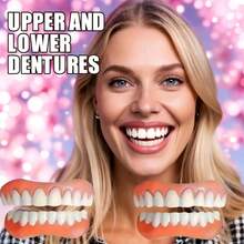 1Set/2Pcs/3Pcs Silicone Fake Teeth Dental Decor Halloween Cos Photo Main Storage Bag Box Accessory Unisex 1pc. - Boxed Tooth Stickers - View 1
