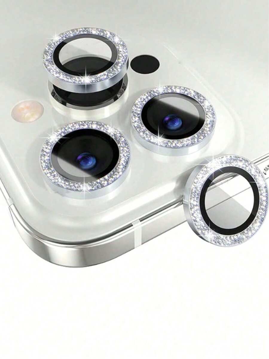 Camera Lens Protector, Compatible With IPhone 17/16/15/11/12/13/14, 15/11/12/13/14 Plus, Tempered Glass Metal Ring Cover, HD Clear