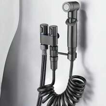 马桶冲水喷头，宠物清洁沐浴喷头，G1/2口径金属阀体，多用途，手持式喷头，可用于马桶、浴缸、浴室清洁 - A - 查看 2