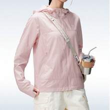 CAMEL CROWN 女士户外轻便透气防晒外套，高紫外线防护，清凉透气，适合春夏穿着 - 山茶粉 - 查看 2