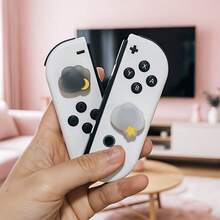 Cute Cloud Star & Moon Silicone Thumb Grip Caps (2pcs) - Compatible With Switch/Switch Lite/OLED, Anti-Slip Controller Joystick Cover For Cozy Gaming Vibes - View 3