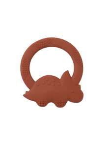 1 pieza Mordedor de silicona para bebé con forma de dinosaurio, adecuado para la dentición, masticación y juego diario de infantes - Multicolor - Ver 19