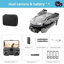 高清电动无人机，配备可调节双摄像头、长寿命电池、WiFi FPV、无头模式、智能避障、LED灯、USB充电、防摔耐用，是送给年轻人的完美礼物。 - 彩色 - 查看 14