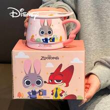 Disney 官方朱迪·霍普斯和尼克·王尔德陶瓷马克杯，新款高品质牛奶杯家用水杯 - 彩色 - 查看 8