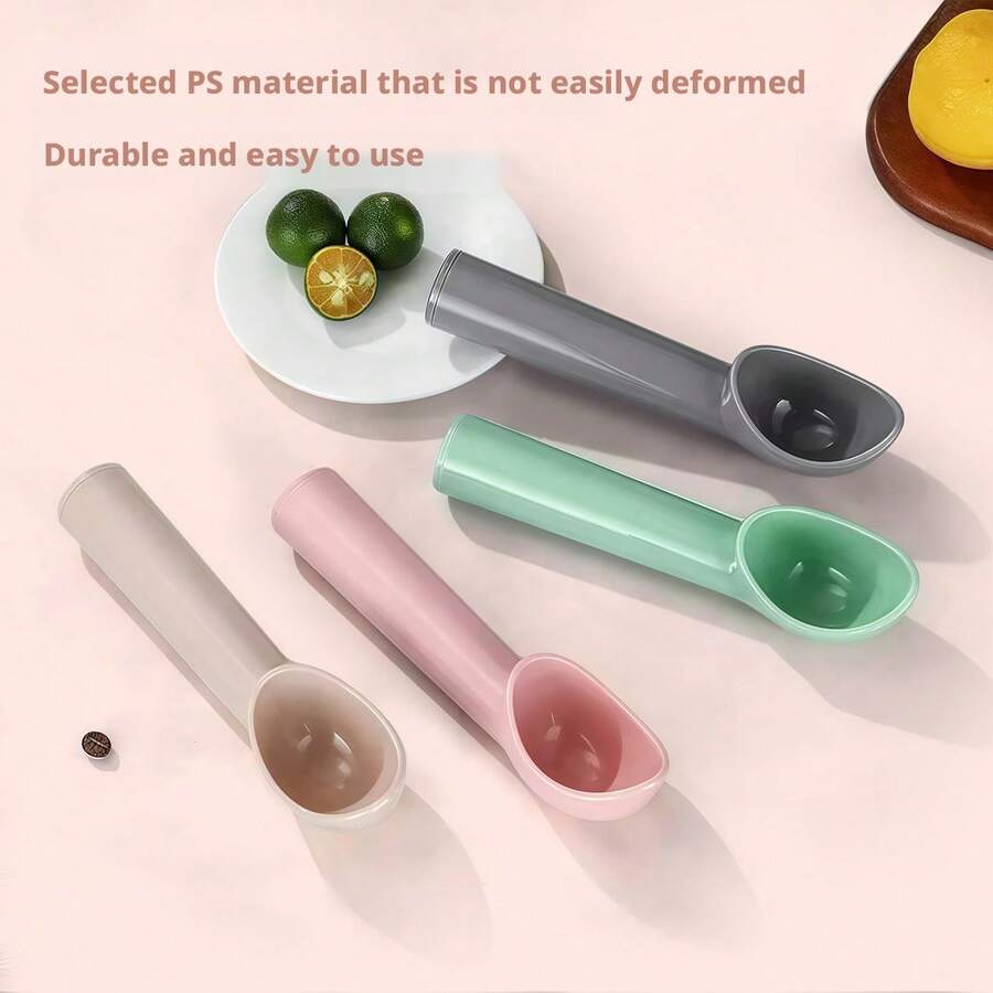 Popsicle Spoon Ice Cream Scoop Tool, PS Material, Nordic Style Ice Cream Spoon - Multicolor - View 1
