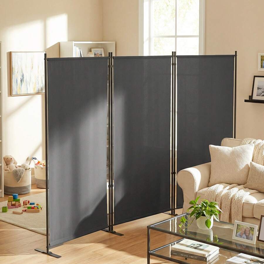 Outsunny Room Dividers - Dark Grey - View 1