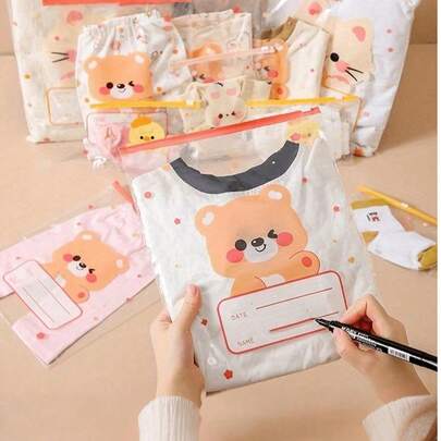 10pcs Transparent Storage Bags, Waterproof Packaging Bags,Travel Outdoor Camping Storage Bags,Suitable For DIY Craft Materials, Transportation Packaging, Zipper Plastic Bags To Keep Clothes Clean, Clear Plastic Garment Bags For Packing T-Shirts, Shirts, Documents, Clothes, Resealable Plastic Bags, Can Be Reused, Resealable Bags, Hospital Packs, Maternity Products, Travel Storage Bags, Organizer Bags, Space-Saving Storage Bags, Shoes, Cosmetics Travel Bags