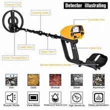 MD5090 Adjustable Metal Detector Kit, Suitable For Beginners, With GP Pointer And Shovel - Battery Powered, For Beach And Treasure Hunting - High Precision Scanning Tool (Batteries Not Included) - Black - View 3