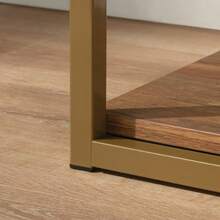Vanity With Chic Storage Brown Finish - màu nâu - Xem 5