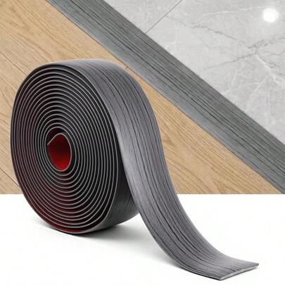 1 thanh nẹp chuyển tiếp sàn 100cm/200cm/300cm - Thanh ốp sàn PVC, nẹp chân tường tự dính, che khe hở giữa thảm và sàn nhà
