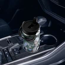 30oz  The Summer Hikaru Died Umbrella - Sharing Schoolmates Stanley Style Tumbler Wrapped Graffiti SGRHO Mug - 白色 - 查看 7