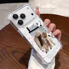 1pc TPU Shockproof Silicone Lens Protection Phone Case Compatible With Iphone17Air/17/16promax/16pro/15promax/14promax/13promax/Smart5/Smart8/OPPOa95/A18/A58/A74/A76/A95/F19Motorola MotoG84/G54/G52/Galax/A24/S24u/S23u/S22u/A14/A15/A17/A55/SAM/XiamI/VivoY17s/Y20/Y27/Y35, Customizable, Suitable For Daily Use Or As A Gift - Clear - View 2
