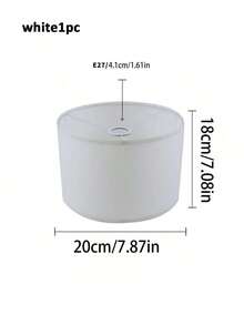 Cúpula de Lâmpada Redonda Removível de Tecido, Adequada para Luminária de Parede, Luminária Pendente, Luminária de Chão, Hotel, Casa, Quarto, Sala de Estar, Criado-Mudo, Escritório, Decoração de Iluminação - abajur - Visão 12