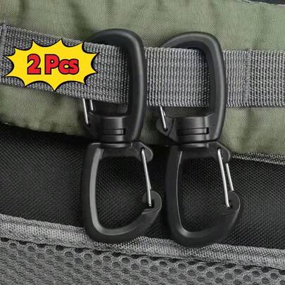 2/4 adet Çok Fonksiyonlu Çift Kanca | Kullanışlı Anahtarlık, 360° Döndürülebilir 8 Şekilli Kanca, Çift Klipsli Hızlı Çıkarma, Açık Hava Maceraları İçin Vazgeçilmez, Sevgililer Günü, Doğum Günü, Açık Hava Gerekliliği