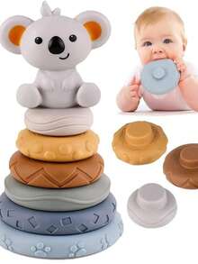 Montessori Sensory And Intellectual Development Set For Babies, Developing Fine Motor Skills, Toys - 米色 - 查看 6