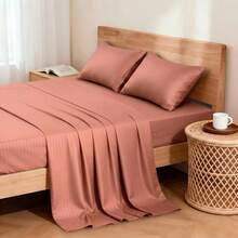 SERAPHINEX Sheet Sets With Pillowcases - Dusty Pink - View 3